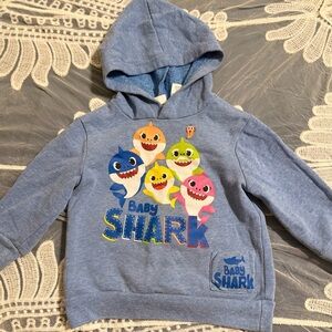 Pinkfong Baby Shark Blue Kids Hoodie